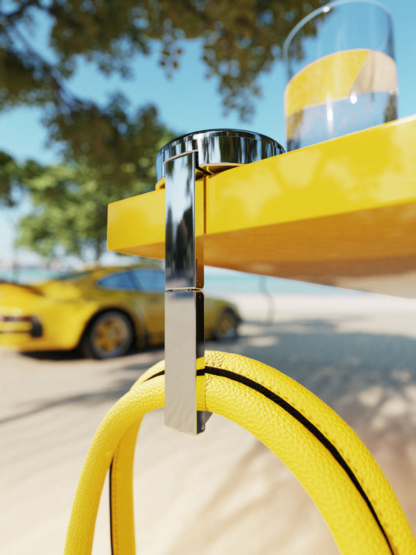 Carrie Bag Holder Silver